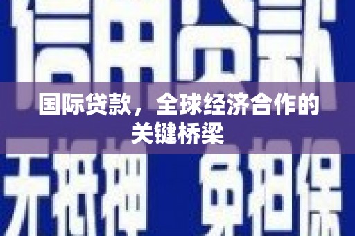 贵定国际贷款，全球经济合作的关键桥梁