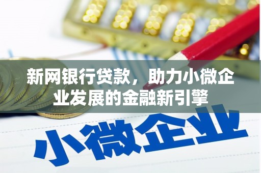 贵定新网银行贷款，助力小微企业发展的金融新引擎