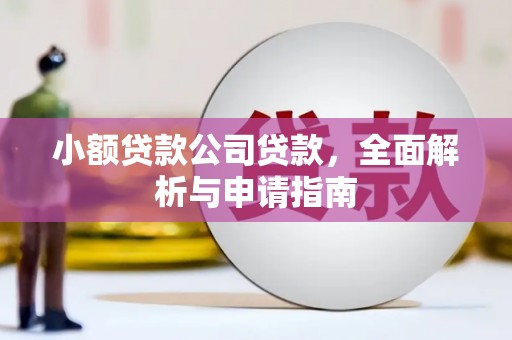 贵定小额贷款公司贷款，全面解析与申请指南