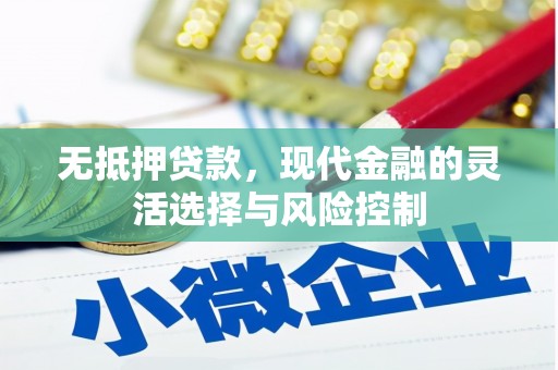 贵定无抵押贷款，现代金融的灵活选择与风险控制