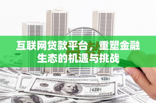 贵定互联网贷款平台，重塑金融生态的机遇与挑战