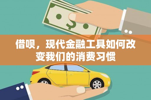 贵定借呗，现代金融工具如何改变我们的消费习惯