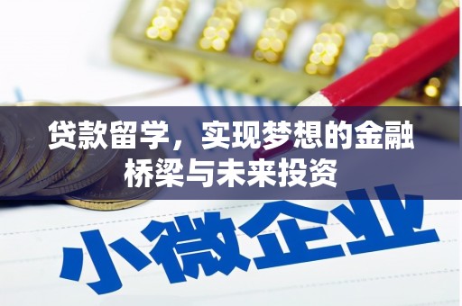 贵定贷款留学，实现梦想的金融桥梁与未来投资