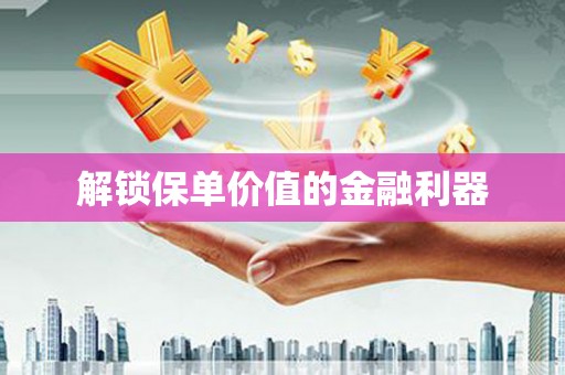 贵定解锁保单价值的金融利器