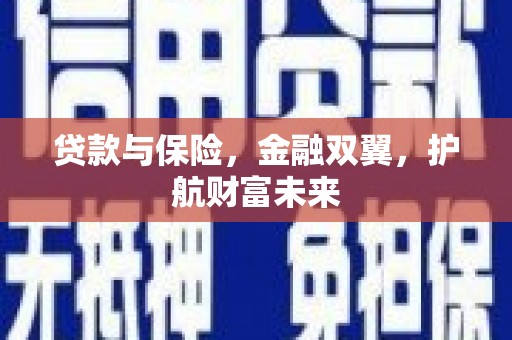 贵定贷款与保险，金融双翼，护航财富未来