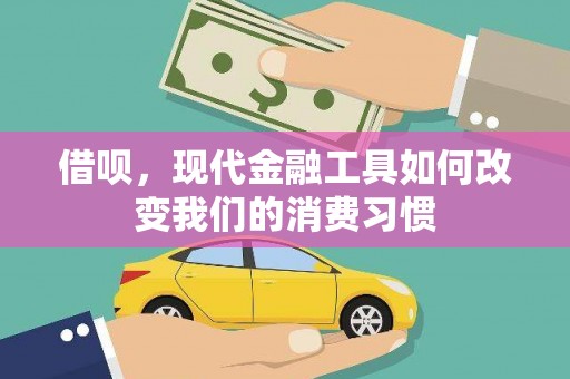贵定借呗，现代金融工具如何改变我们的消费习惯