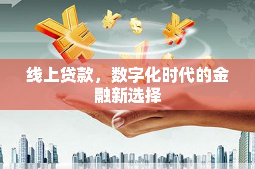 贵定线上贷款，数字化时代的金融新选择