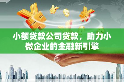 贵定小额贷款公司贷款，助力小微企业的金融新引擎