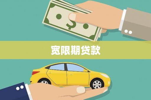 贵定宽限期贷款