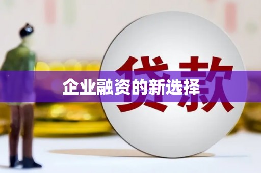 贵定企业融资的新选择