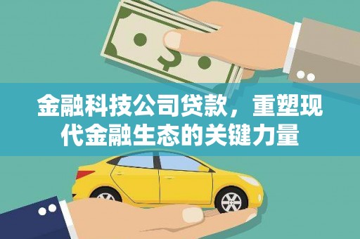 贵定金融科技公司贷款，重塑现代金融生态的关键力量