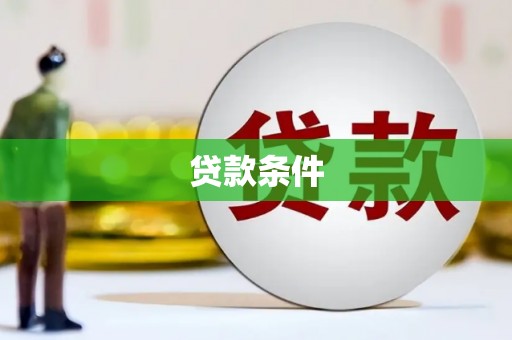 贵定贷款条件