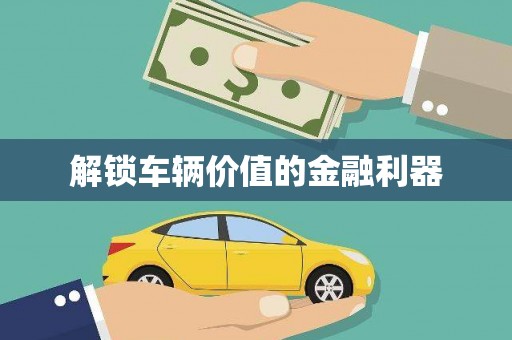 贵定解锁车辆价值的金融利器