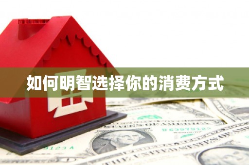 贵定如何明智选择你的消费方式